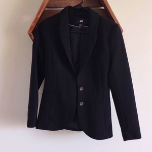 H&M black blazer (4)